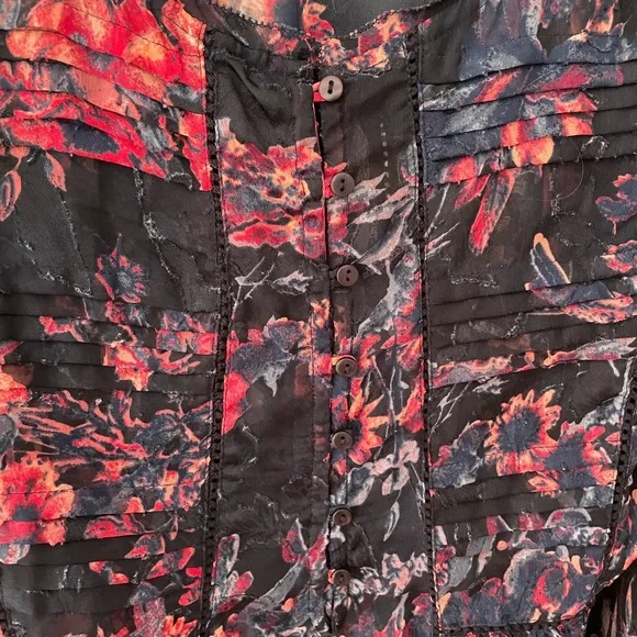 Lucky Brand sleeveless blouse - sheer size 2X - Picture 2 of 4